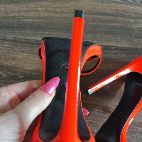Saint Laurent Neon Sandal Heel - Picture 5 of 7